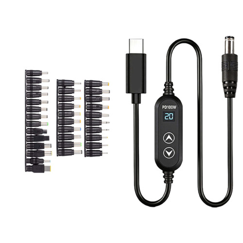 Heavy Duty 100W Charging Wire With Adjustable Current 5V-20V-F