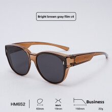 (Style D)Lunettes de soleil polarisées style elliptique avec verres tac pour fêtes de plein air sports