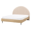 Beliani Bed Boucle MILLAY 140 x 200 cm (EU Double) Beige 4