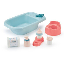 ECOIFFIER Kinderzimmer 787 - Badewanne mit Zubehör 32 cm - 18 Monate - Das Babybad