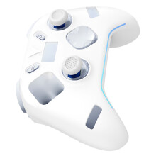 Protective Case Skin Gaming Controller Silicone Cover for-White