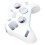 Protective Case Skin Gaming Controller Silicone Cover for-White 1
