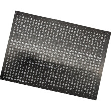 Weiche magnetische Alphabete, Buchstaben und Zahlen, Aufkleber,