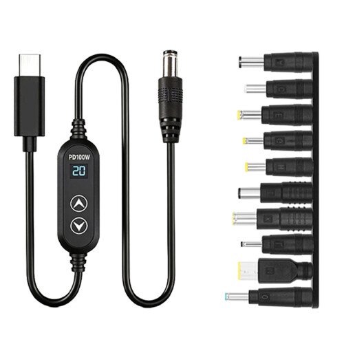 Powerful 100W Charging Cord With Voltages Switches Function-D