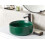 Beliani Countertop Basin GUDAR  370 mm Ceramic Dark Green 2