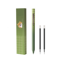 Einziehbarer Bürostift, 0,5 mm, dunkle Tinte, schnell-Grün