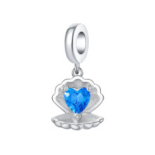 Modischer, versilberter Meerestier-Charm-Anhänger mit-1048
