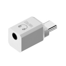 Adaptador de Audio Tipo C A 3,5 mm, Chip Decodificador de 32 Bits/384 KHz, Convertidor de Conector de Auriculares USB C para Teléfono Móvil, Color