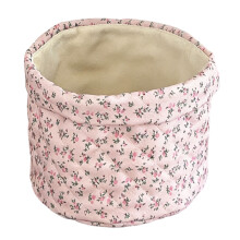 Elegant Quilted Fabric Cosmetic Bag Spacious Interior For-B