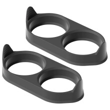 Lot de 2 poêles à œufs flexibles en silicone, idéales pour-Gris