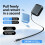 Retractable 240W USB C Fast Charging Cable For Phones-blue 6
