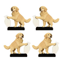 Kühlschrankmagnete, Hundevase,-goldenRetriever
