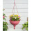 Artistic Iron Wall Mounted Planter Semi Circular Design-Green 5
