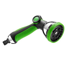 Water Hose Nozzle Multifunctional for Cleaning-green black