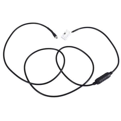 Connettore per Cavo Audio AUX per Auto con Resistenza 1,5 M 12 Pin per  E60 E61 E63 E64 E65 E66 E81 E82 E83 E87 E88 E90 E91 E92 E93 2