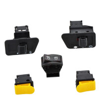 5 stuks motorfiets knopschakelaars set hoofdlicht hoorn dimmer-C