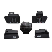 5 stuks universele motorfiets knop schakelaars hoofd licht-B