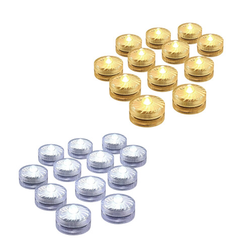 12Pcs Miniature Waterproof LED Lamps for-warm white light 1