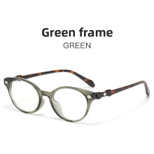 (Style D)Lunettes monture plate vintage classique avec filtre lumière bleue femme travail décontracté