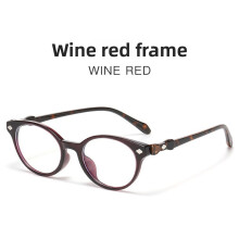 (Style C)Lunettes monture plate vintage classique avec filtre lumière bleue femme travail décontracté