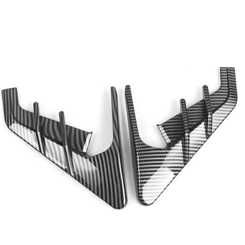 Automotive Grade Plastic Camera Guards- Bright Carbon look