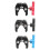 Modern Strong Clamp Bracket With Standard Thread Fit-Blue Color 2