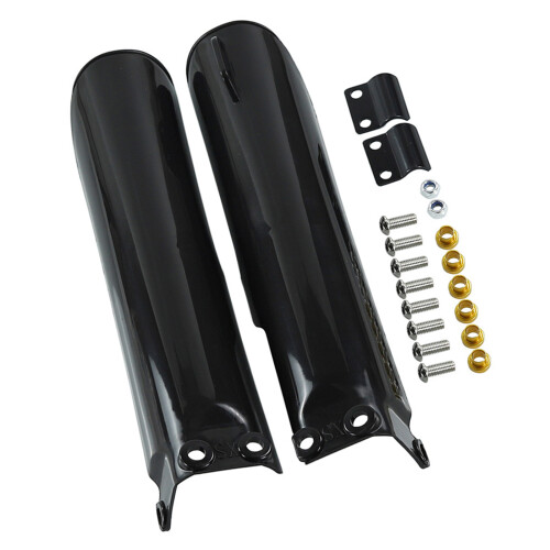 Fourches avant de moto améliorées, protections-Noir 27cm