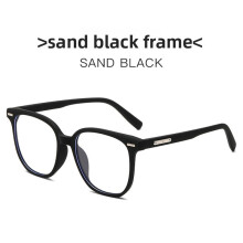 (Style B)Cadre de lunettes bloquant la lumière bleue forme carrée chic tenue de bureau professionnels