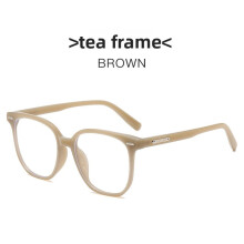 (Style G)Cadre de lunettes bloquant la lumière bleue forme carrée chic tenue de bureau professionnels