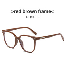 (Style I)Cadre de lunettes bloquant la lumière bleue forme carrée chic tenue de bureau professionnels