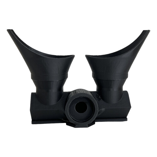 Double Sprays Light Weight Eye Rinse Device For Fast-Black