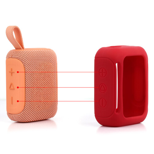 Durability Elasticity Silicone Case Compatible-or ange color 2