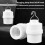 White E27 Pendant Lamp Holder 2Pcs/set With Hook For Ceiling 5