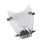Front Headlight Guard Lens Cover Protector Motorcycle-Gray 1