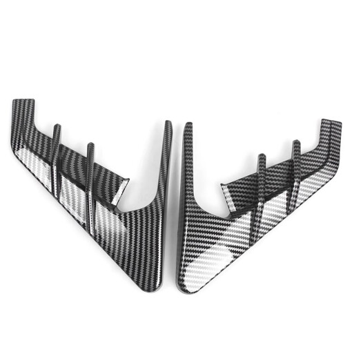 Blindage de caméra ABS ajusté avec- Aspect carbone brillant