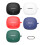 Headphone Flexible Sleeve Housing Shockproof Dustproof Case-Red 2