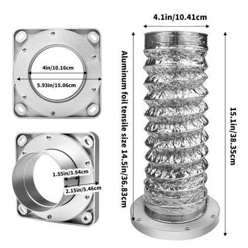 Das magnetische Trockner-Entlüftungsset enthält einen flexiblen 2