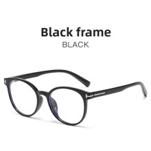 (Style A)Lunettes noires modernes avec filtre lumière bleue et verres PC utilisateurs de mode avant