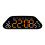 Digital Alarm Clock for Bedroom Desk Clock-white shell oran 1