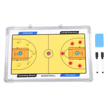 Tableau d'entraînement pour ballons de sport, léger, en PVC double face, avec stylo et gomme, aimanté, idéal pour la planification des matchs de