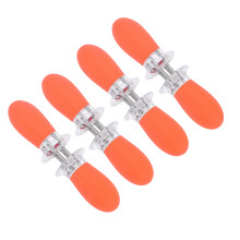 Heatproof Nonrust Steel Corn Skewers With Soft-Tangerine