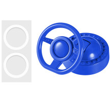 Stijlvolle stuurwieldecoratie Metalen-Blauw