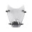 Impact Resistant Front Headlight Guard Lens Cover-Gray 1