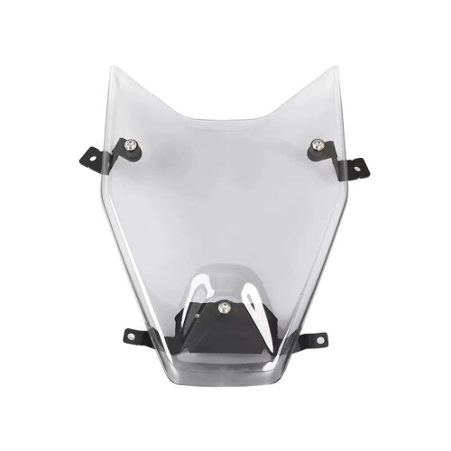 Impact Resistant Front Headlight Guard Lens Cover-Gray