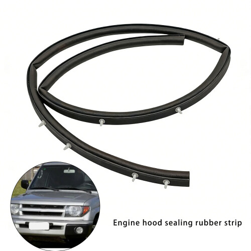 Weatherstrip for L200 Pickup Replacement Rubber Seal-Black 2
