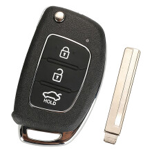 Flip Remote Key Blade Car Key Fob Case Replacement With-HY20R