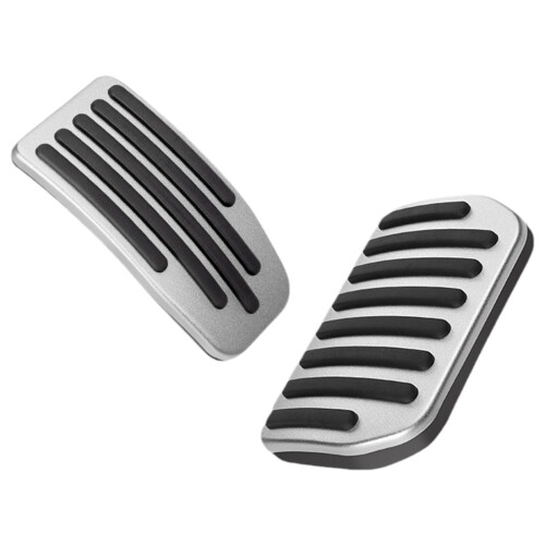 2Pcs Aluminum Accelerator Pedal Covers Protectors With Secure