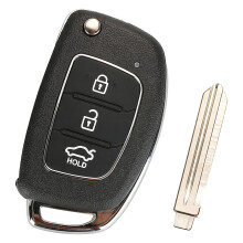 Car Key Shell Set Including Precisions Cut Key Blade Car-HYN14R
