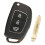 Scratch Resistant Car Remote Key Fob Housing Replacement-HYN14 1