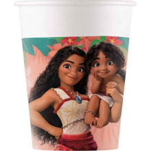 VAIANA 2 Moana II Disney syntymäpäiväjuhla paperimukit 200ml 8 kpl.